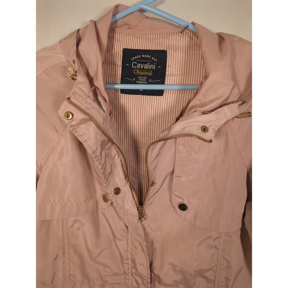 Cavalini Original Pink Hooded Rain Jacket Large - Picture 5 of 13